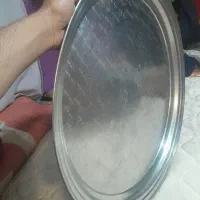 سینی استیل بزرگ