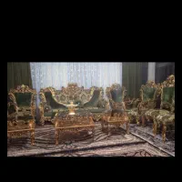 مبل استیل ۹نفره چوب راش نونو