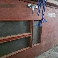 درب چوبی
