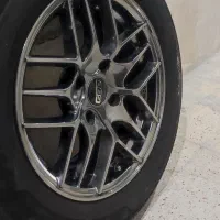 رینگ BBS و لاستیک رازی در تقریباً نو