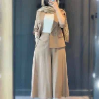 لباس زنانه مانتو کت شلوار ست اسپرت
