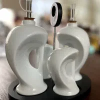 ست ابلیموخوری رومیزی سرامیک وچوب