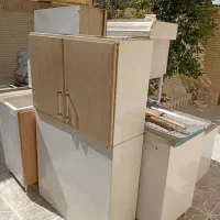فروش کابینت آشپزخانه فلزی باهودسینک شیر اهرمی