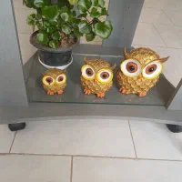 سه تا مجسمه جغد