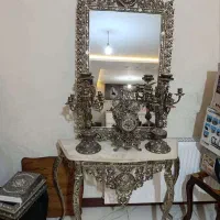آینه شمعدون آبکاری