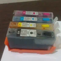 کارتریج قابل شارژ پرینتر hp با جوهر اصلی.شارژ آسان