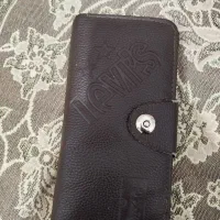 کیف پول طرح چرم