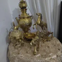 سماور و دکوری برنز و شکلات خوری
