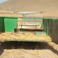 گندم چین پشت تراکتوری
