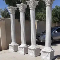 سردرب ورودی  مجسمه اماتیس سرستون 2 ستون و پاستون