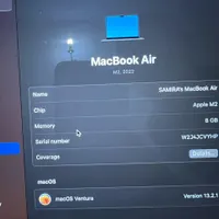 MacBook air M2 2022|رایانه همراه|تهران, سهروردی|دیوار