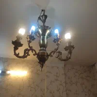 آویز لامپ تمام برنجی