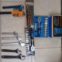 بکس اره کمچه اچار چکش انبر پیچ‌گوشتی فرانسه شلاقی