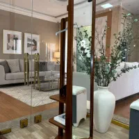 آینه قدی شلف و آویز لباس گردان آویسا
