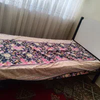 تخت تک نفره همراه تشک رویال