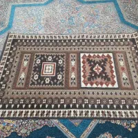 سلام  یک تخته گلیم فرش زرین بافت درجه ۱ درحد نو