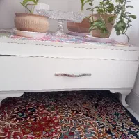 میز عسلی چوبی کشو دار