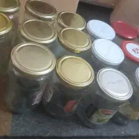 شیشه رب و ترشی و مربا  ۲۴ عدد نو