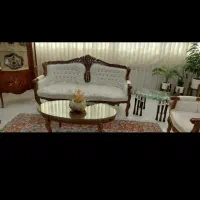 یکدست مبل استیل ۹نفره مدل گوشواره گلریز