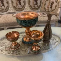 ظروف مسی ۴ تکه
