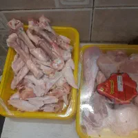 ضایعات مرغ سر بال و استخوان