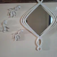 آینه به همراه ۳ ماهی برای دیوار راهرو