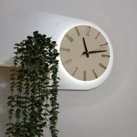 ساعت دیواری چراغدار