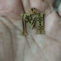 پلاک طلا طرح M