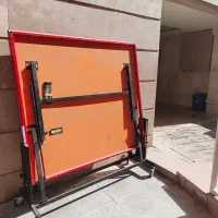 میز پینگ پنگ تن ساز تاشو چهار چرخ سالم