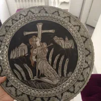 سینی دیواری قدیمی کار دست