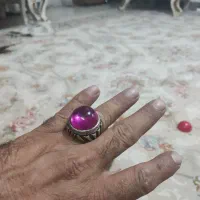 انگشتر یاقوت رکاب دست ساز