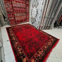 فرش ۳در۴ لاکی سنتی موجود شد ۱۲متری قرمزپتینه ای