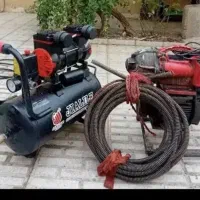 لوله بازکنی با دستگاه واتر جت اردبیل