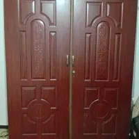 درب چوبی دو لنگه