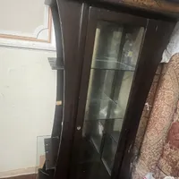 بوفه چوبی قیمت مناسب|بوفه، ویترین، کنسول|آمل, |دیوار