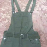 شلوار کتان پیش بندی