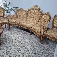 سرویس مبلمان ۹نفره میزناهارخوری ۱۰نفره مبل استیل