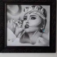 تابلو سیاه قلم