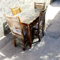 2دست میز ناهار خوری4نفره دست آخر کارگاه نوواک
