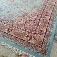 فرش فیروزه ای 700شونه نه متری