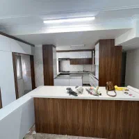 کابینتMdf فول های گلس با بهترین شیر KWC و سینک