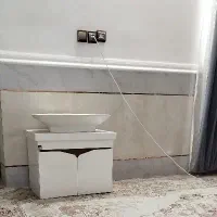 روشویی دیواری با درب مخفی مدرن