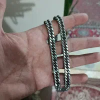 زنجیر گردنبند نقره استیل