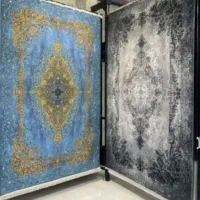 فرش نقشه آفرینش % رنگ بندی زیادی