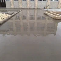 بتن ریزی با ماله پروانه ای وتراز لیزری
