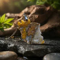گردنبند سنگ طبیعی معاوضه