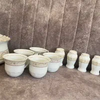 سوپ خوری. فنجان. نمک پاش