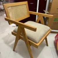 تک صندلی پشت حصیری