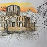 آموزش طراحی اسکیس راندو پروژه معماری