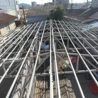 برشکاری و جوشکاری ساخت و نصب سازه فلزی اسکلت